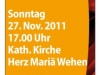 Plakat Wehener Adventssingen
